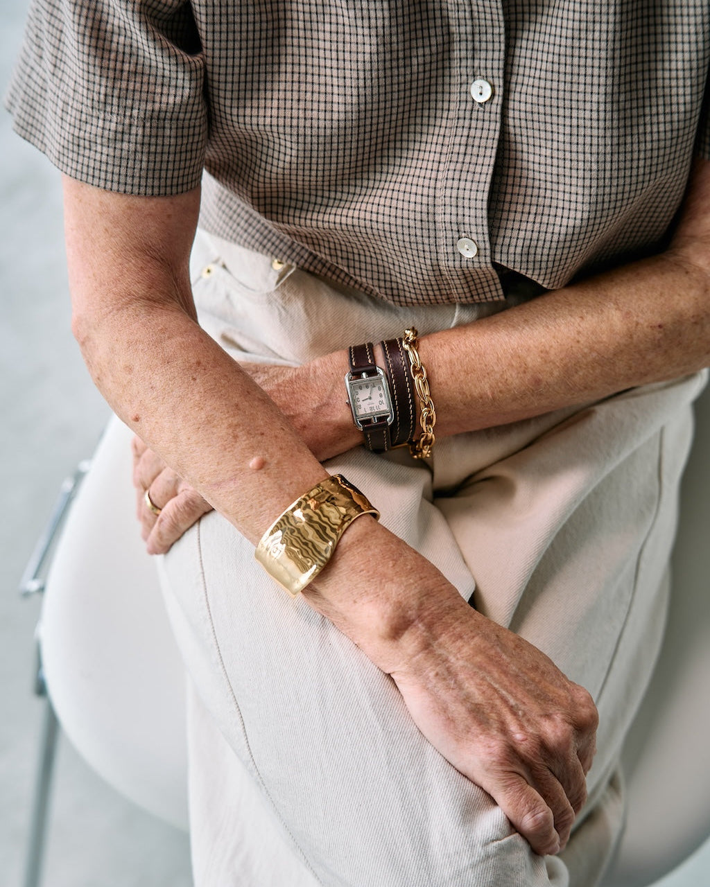 Dome Cuff Gold