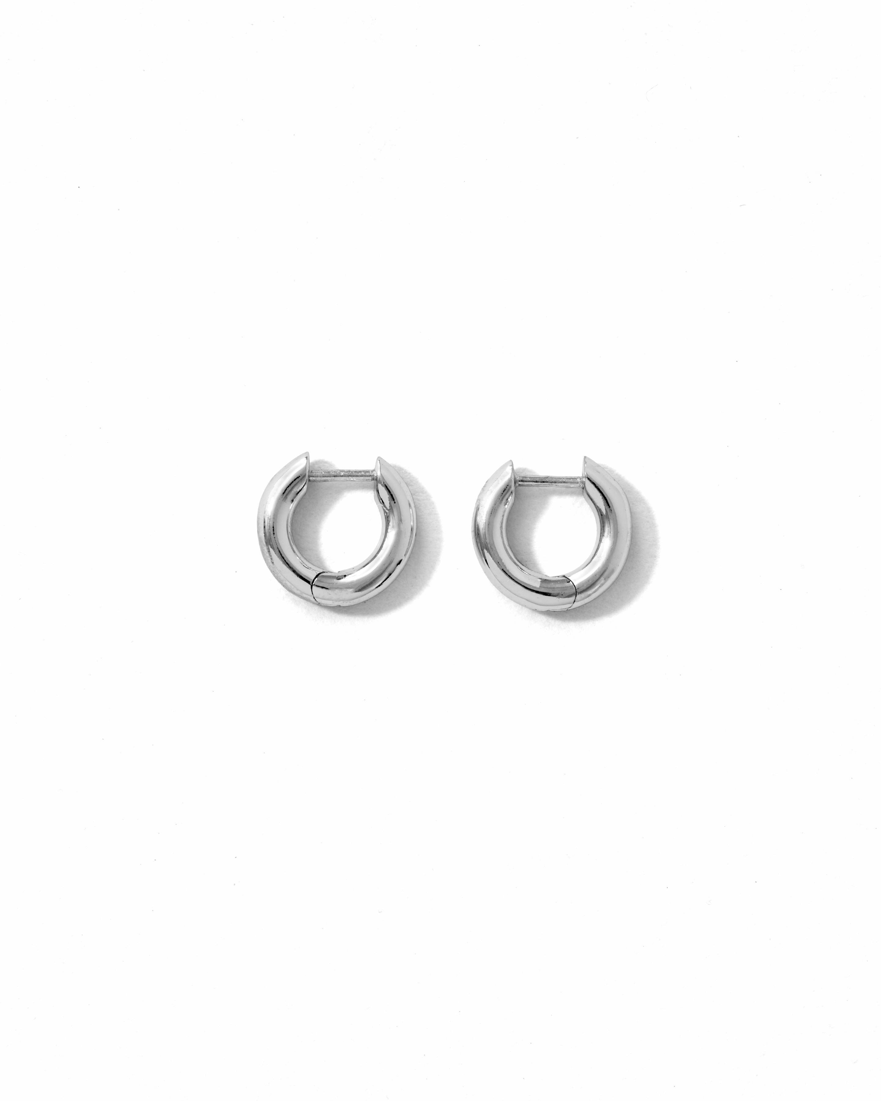 Small Hoop Earrings Silver