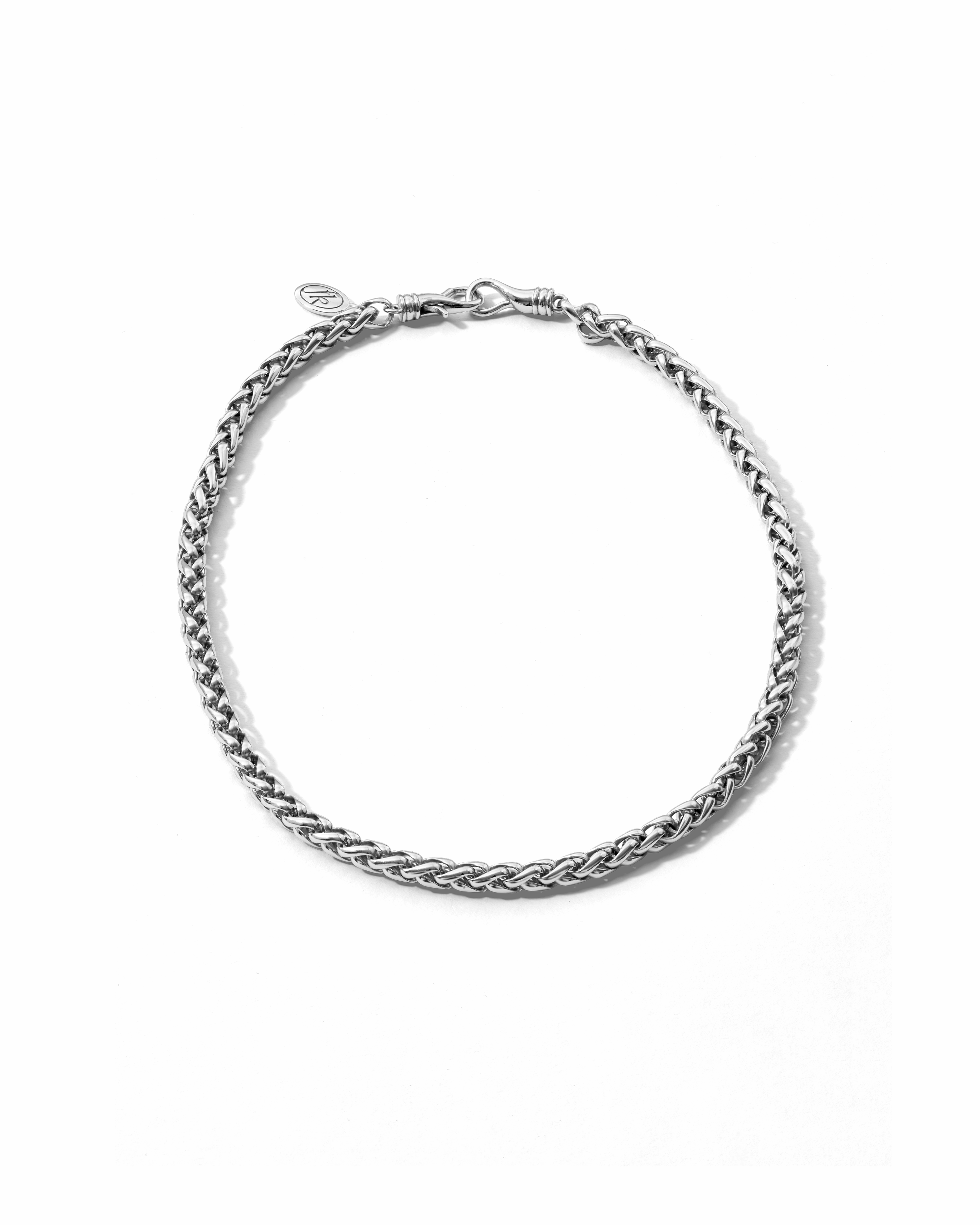 Wheat Chain Necklace Silver
