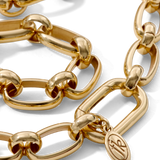 Short Chunky Chain Necklace Gold