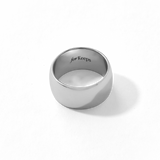 Cigar Band Ring Silver