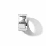 Cigar Band Ring Silver