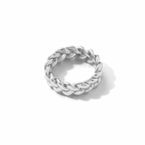 Rope Ring Silver