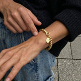 Wheat Chain Bracelet Gold